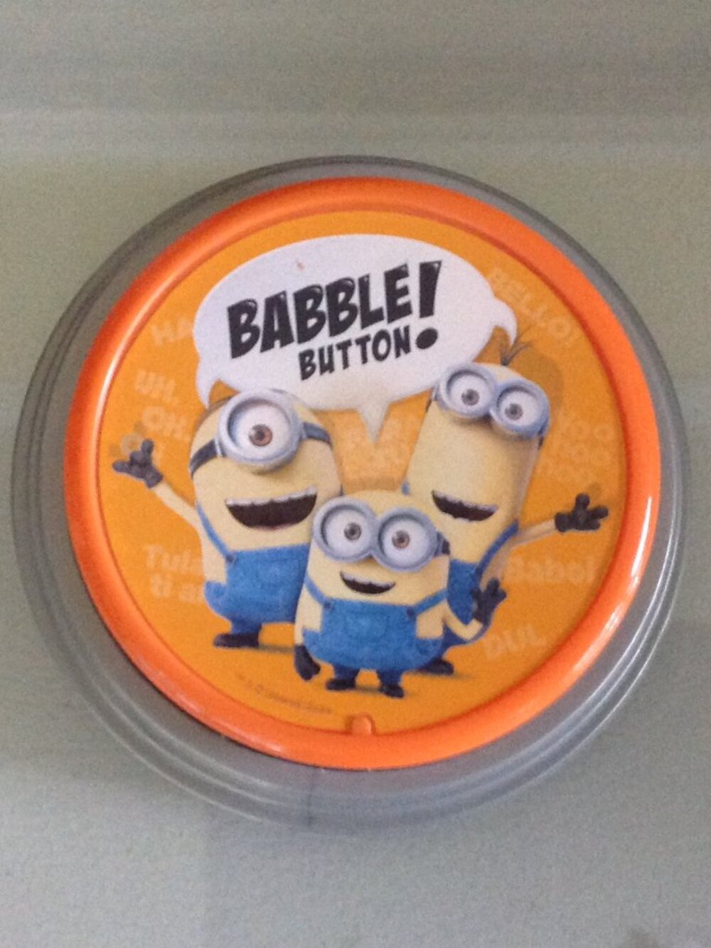 Despicable Me Minions Babble Button